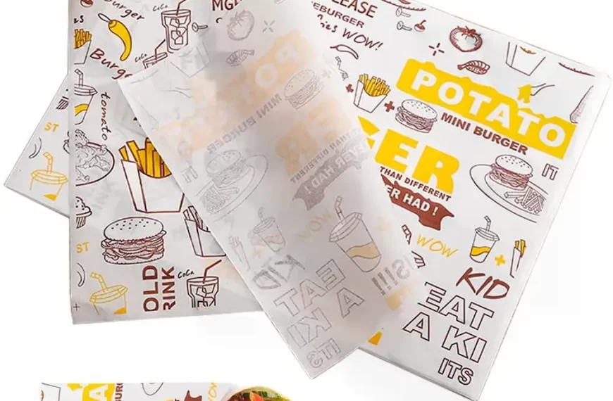 papel parafinado para hamburguesas